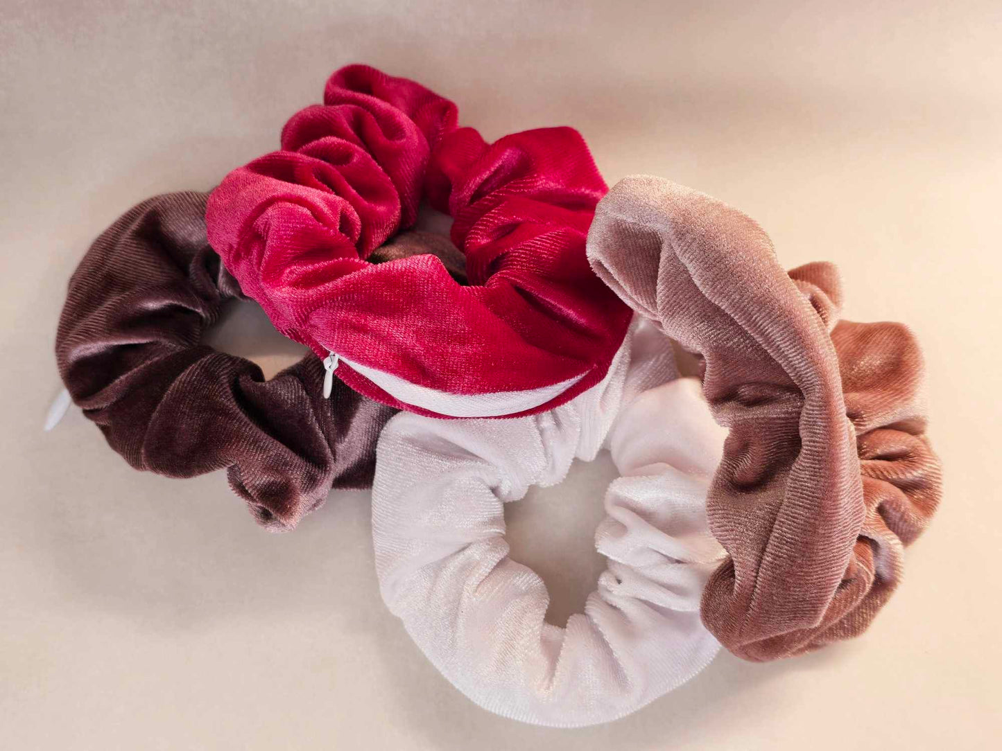 Refillable Catnip Scrunchies (Set of 2) Includes a surprise toy and our potent catnip inside! "It's like a crackerjack bag for Cats!"