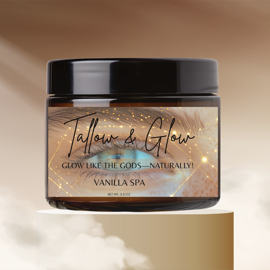 Tallow & Glow Beef Tallow Moisturizer  Net Wt. 3.3 oz.